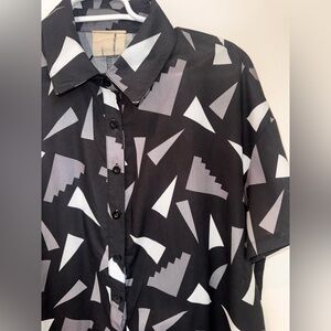 INTENTIONALLY BLANK LA jumper black pattern medium